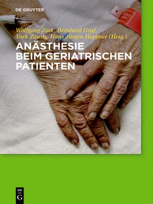 cover image of Anästhesie beim geriatrischen Patienten